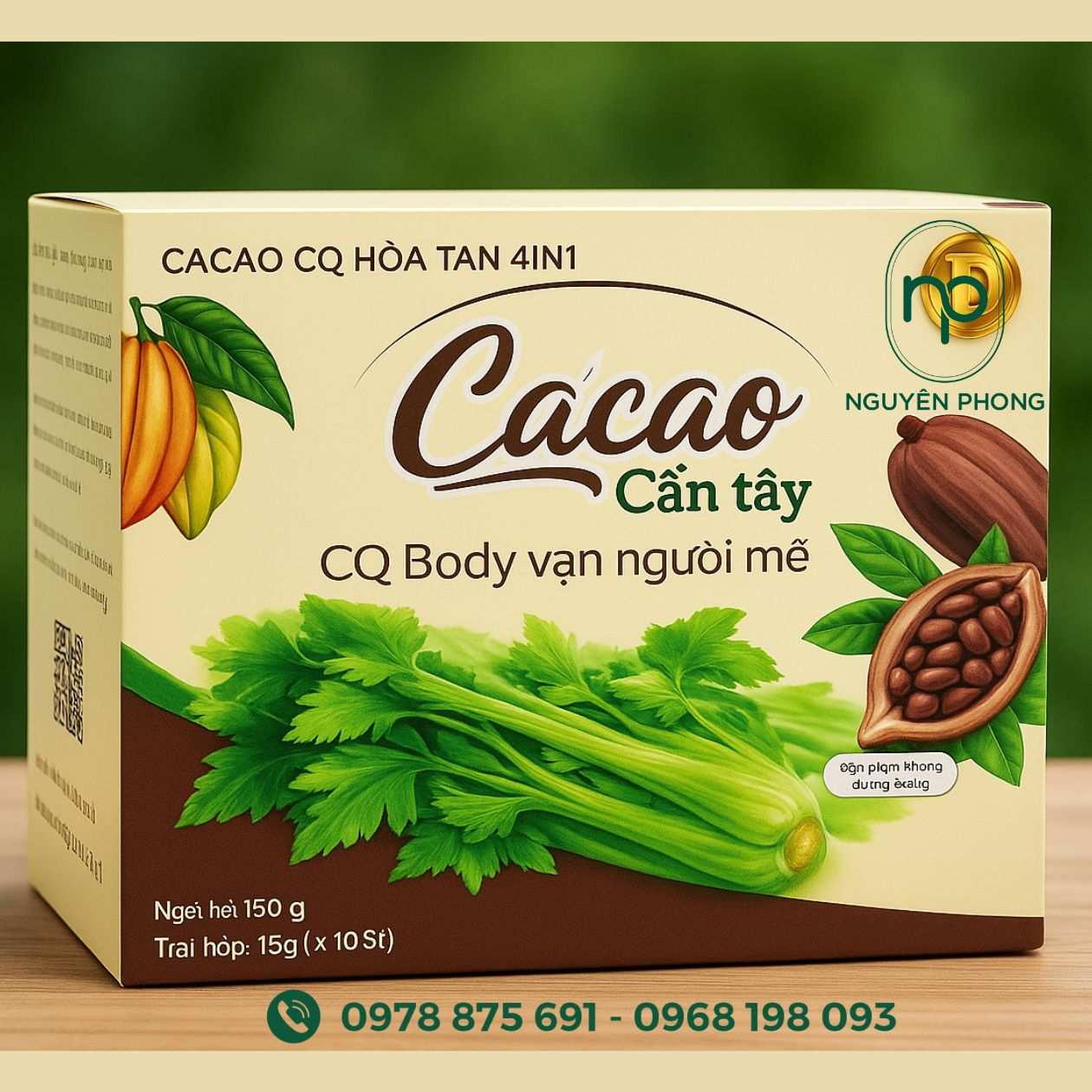 mẫu hộp giấy đựng cacao